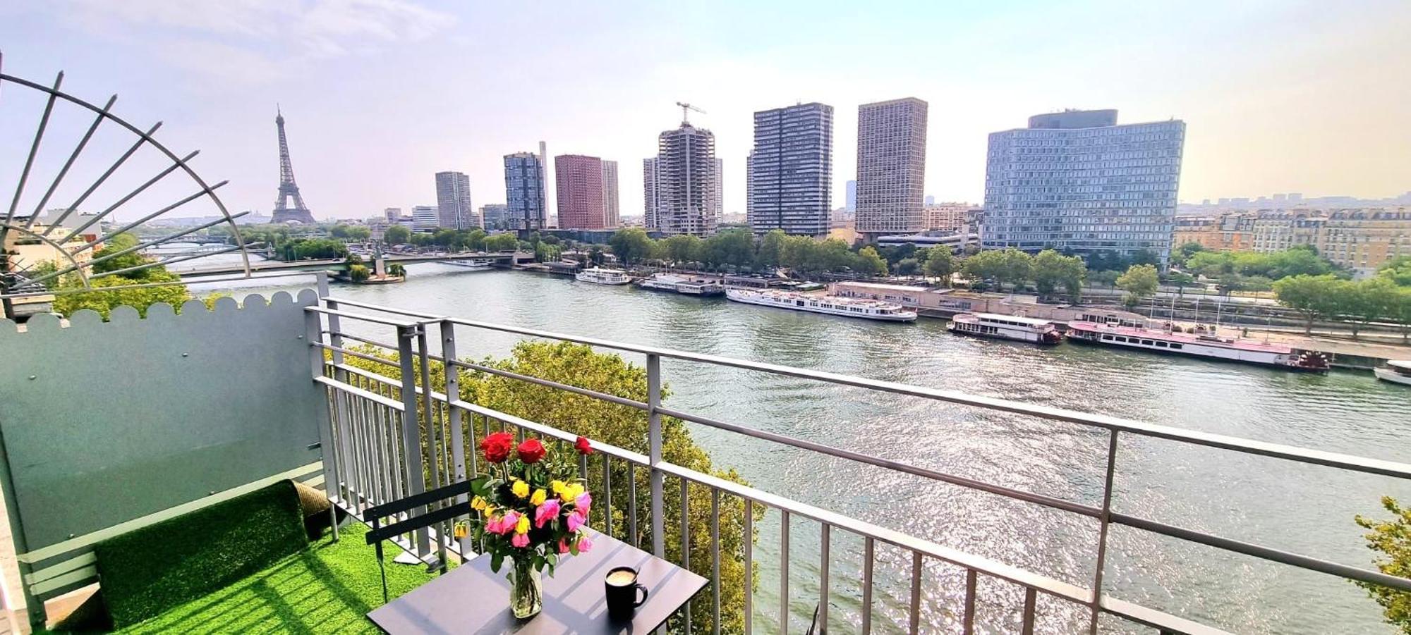 Appartement Vue Tour Eiffel Paris 16 Eme Exteriör bild