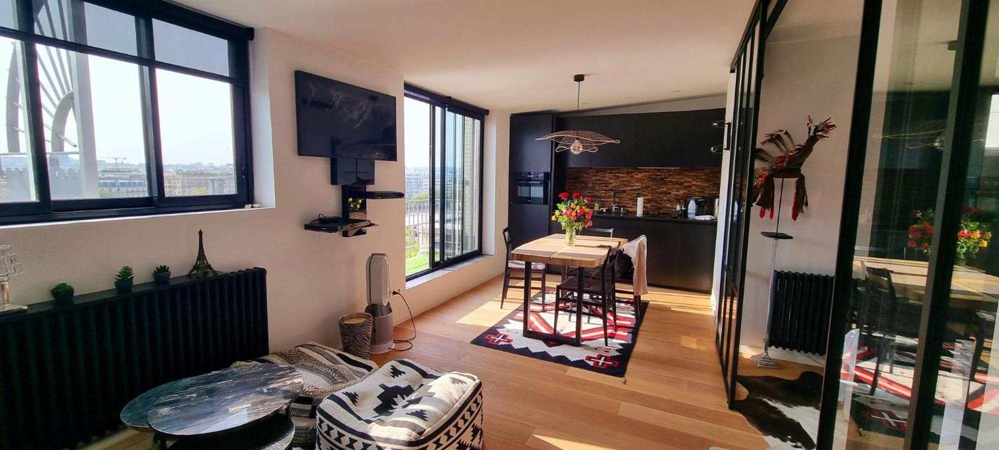 Appartement Vue Tour Eiffel Paris 16 Eme Exteriör bild