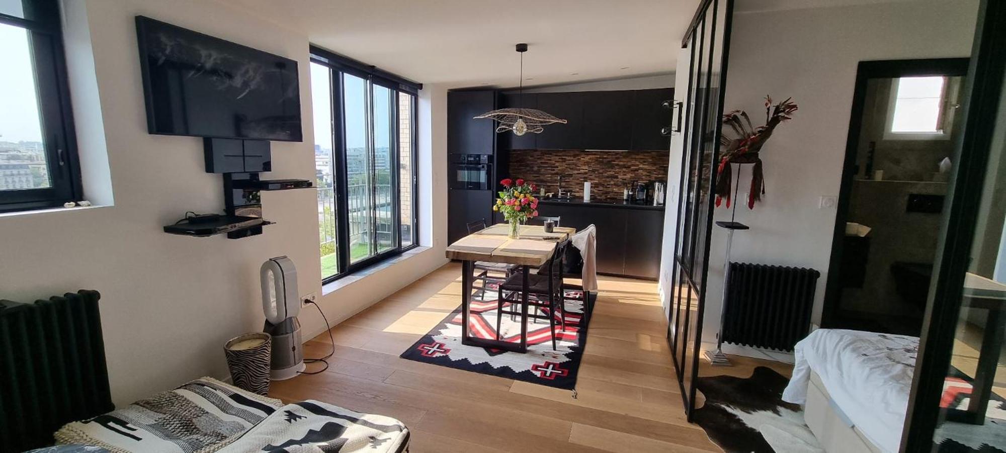 Appartement Vue Tour Eiffel Paris 16 Eme Exteriör bild